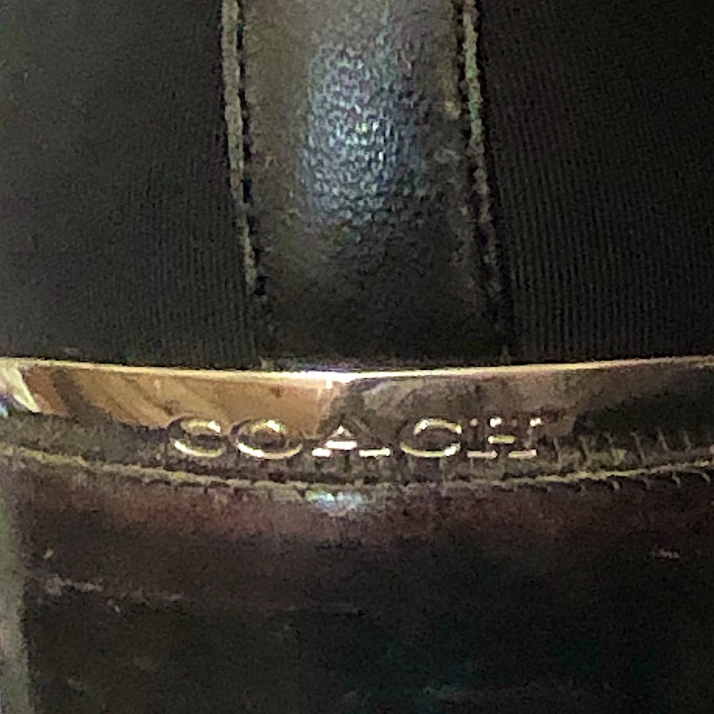 Coach Boots , Black Knee High , Lilac, Woman’s Size 8 - Picture 6 of 16